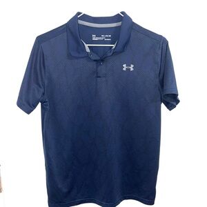 Under Armour Boys Navy Polo Shirt